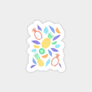 Summer Fruit on White Sticker